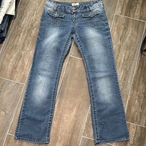 Angels Vintage Y2K Straight Leg boot cut Jeans